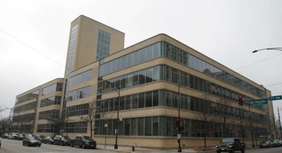 The former Tyson Foods office building at 400 S. Jefferson St. in Chicago.