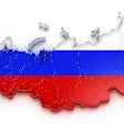 Russia Map Embedded Flag 2