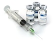 Syringe With Vaccine In Vials