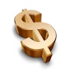 Dollar Symbol Golden