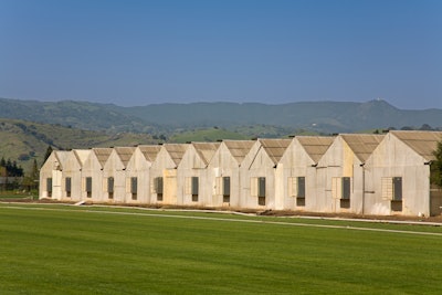 Row Of Poultry Houses