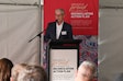 Andrew Reeves speaks at the launch of the Inghams Reflect Reconciliation Action Plan.