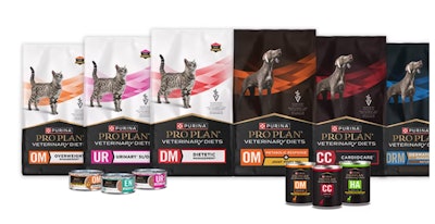 The entire Pro Plan Veterinary portfolio available in the Amazon store.
