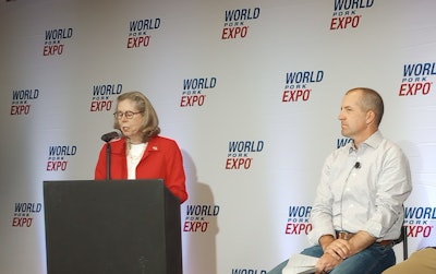 Iowa State University President Wendy Wintersteen and Iowa Secretary of Agriculture Mike Naig discuss the value of diagnostic laboratories in their state.