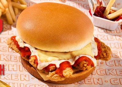 The Whataburger Buffalo Ranch Chicken Strip Sandwich