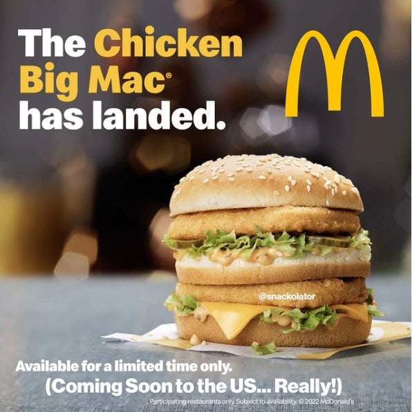 Chicken Big Mac returns to U.S. McDonald’s menus | WATTPoultry.com
