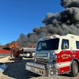 An explosion caused a fire in a layer farm barn that housed about 20,000 chickens near Newton, Kansas.
