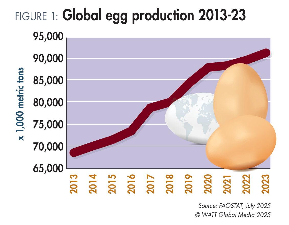 China leads egg production, producing half the world’s eggs ...