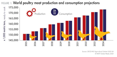 Poultry will be the most produced animal protein in 2025 | WATTPoultry.com