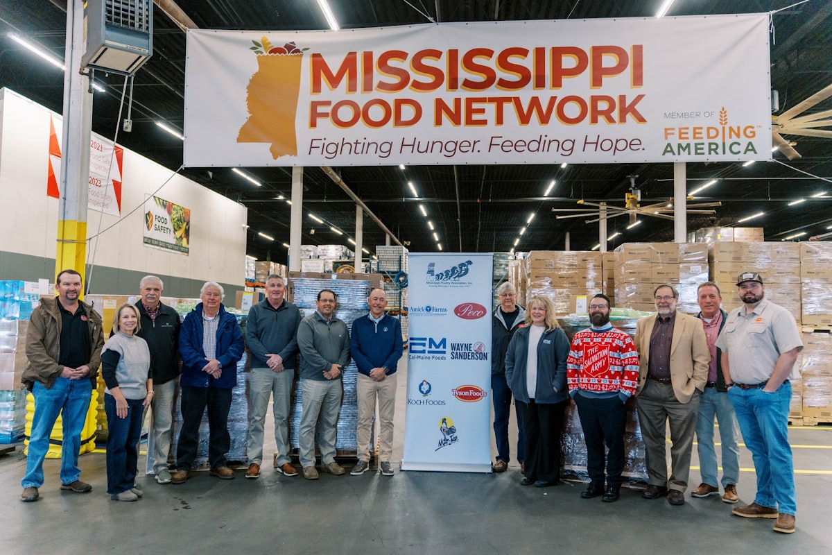 Mississippi Poultry Association donates 478,500 servings of protein