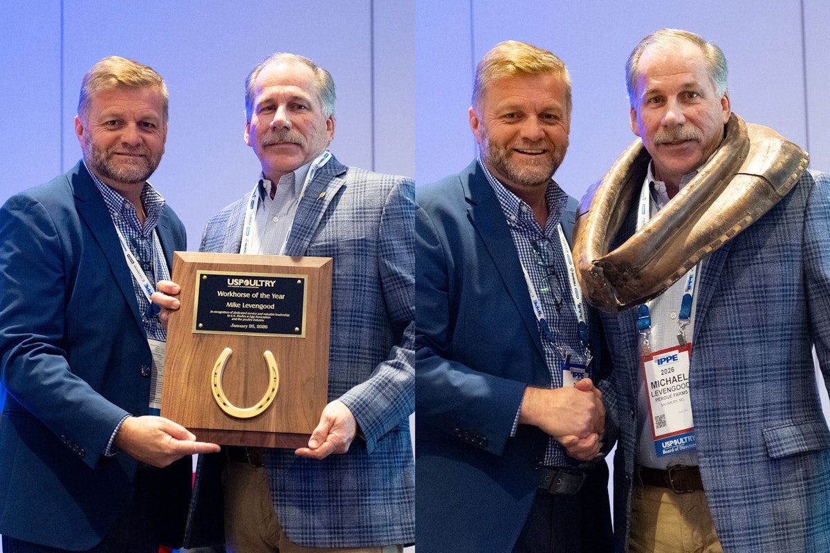 USPOULTRY recognizes Mike Levengood as Industry Workhorse of the Year at IPPE