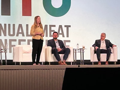 Christine McCracken, executive director and protein analyst at Rabobank at the 2026 Annual Meat Conference.